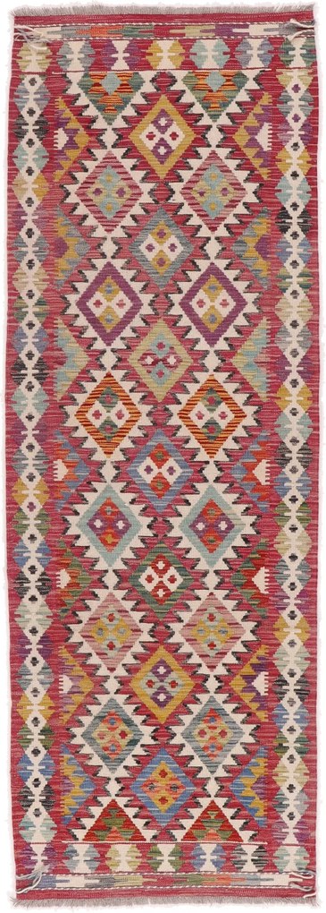Kilim Tappeto 250x90 (Afghanistan) Tessuto A Mano
