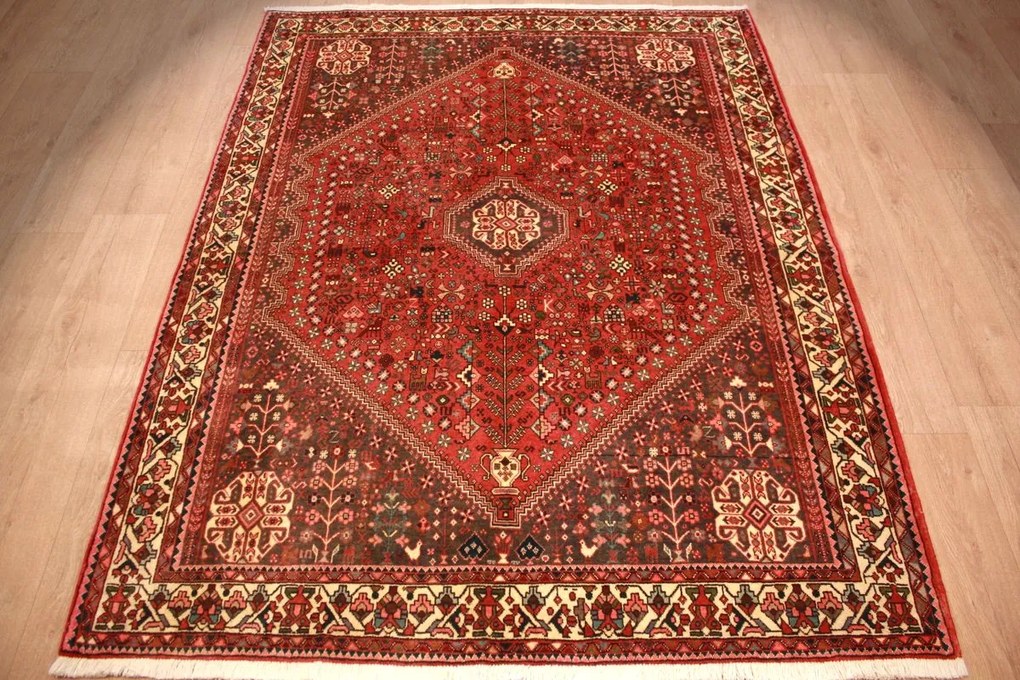 Abadeh Tappeto 160 x 200 (Iran) Annodato A Mano