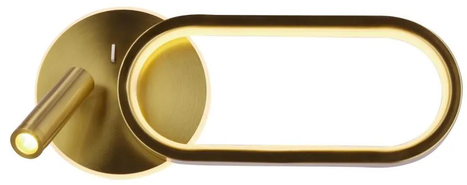 Applique a LED MONET LED/13W/230V + LED/2W 3000/4000/6000K oro