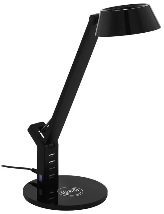 Lampada da tavolo LED Banderalo nero, luce con 3 temperature di colore 700 LUMEN