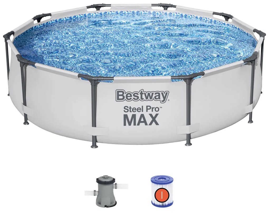 Piscina rotonda 305x76 cm Steel Pro Max Bestway