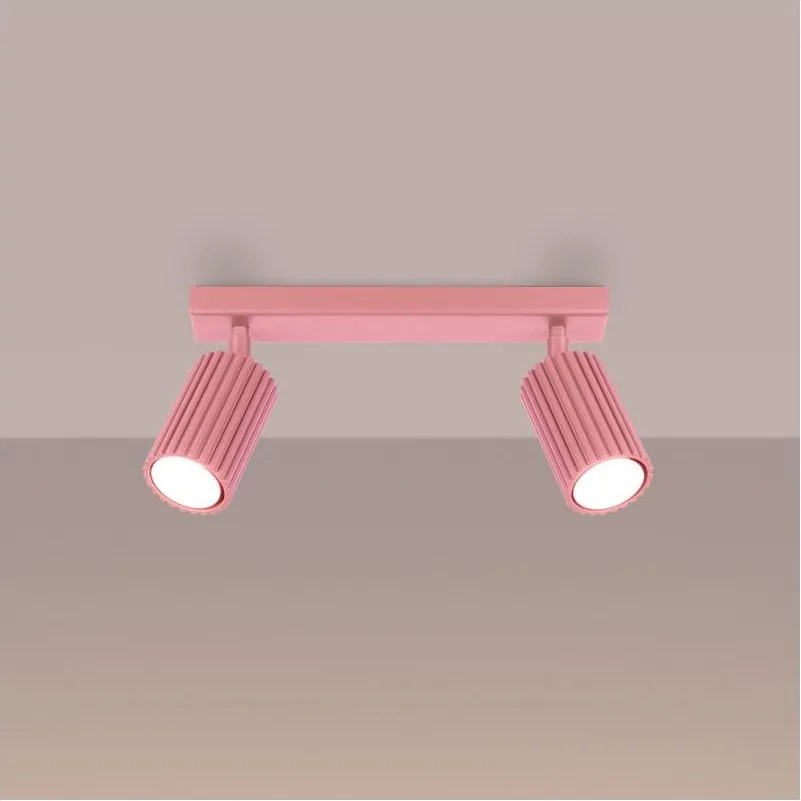 Brilagi - Faretto LED CRESTO 2xGU10/10W/230V rosa