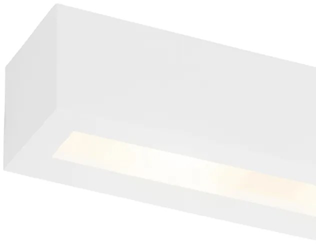 Applique da parete moderna bianca a 2 luci - Tjada Novo