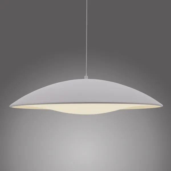 Schöner Wohnen 14607-16 - LED dimmerabile lampadario a sospensione con cavo LENTE LED/23W/230V Ø50 cm bianco