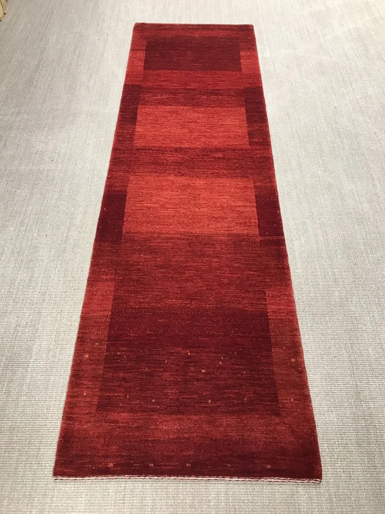 Loribaft Tappeto persiano 290 x 80 Rosso (Iran) Annodato A Mano