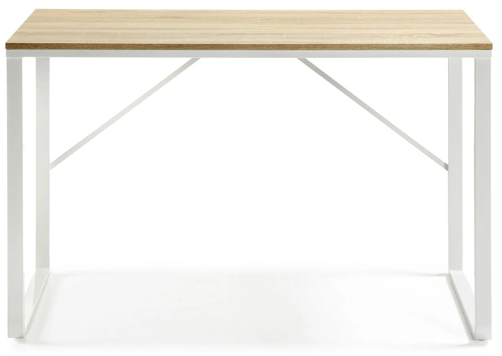 Kave Home - Scrivania rettangolare Talbot 120 x 60 cm bianco