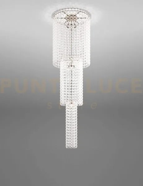 Giogali lampadadario a soffitto ca1 bianco e bronzo opaco 10 luci a...