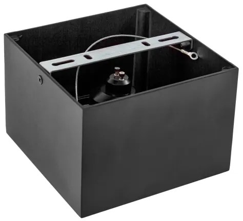 Faretto CHLOE AR111 1xGU10/50W/230V quadrato nero