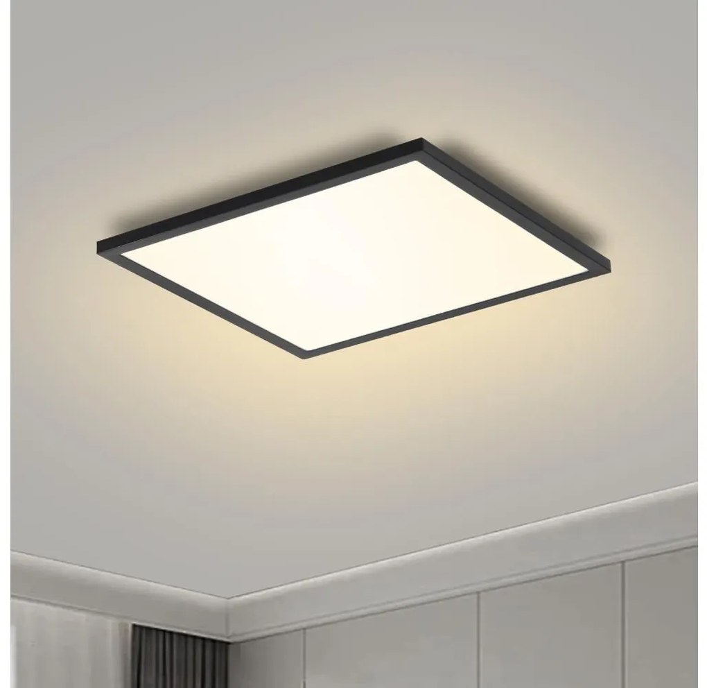 Brilagi - Luce LED dimmerabile SLIMFRAME LED/25W/230V 30x30 cm nero + +TC