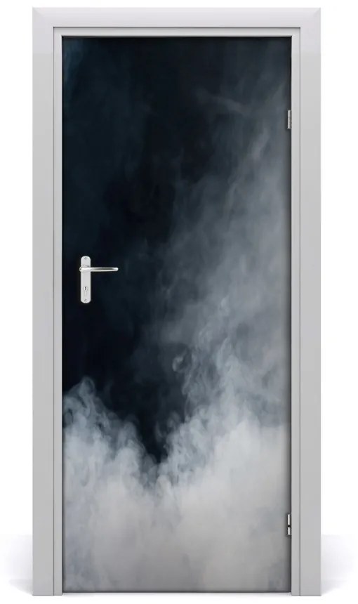 Adesivo per porta Fumo bianco per la casa 75x205 cm