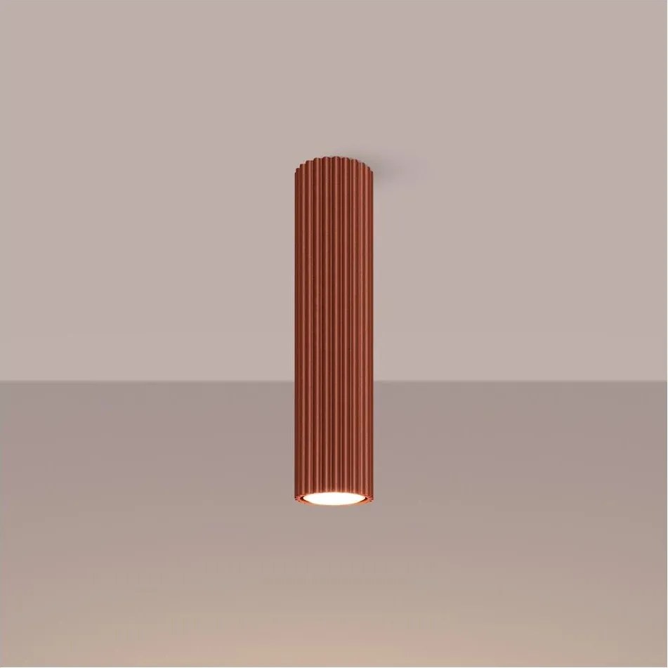 Brilagi - Faretto CRESTO 1xGU10/10W/230V 30 cm rosso