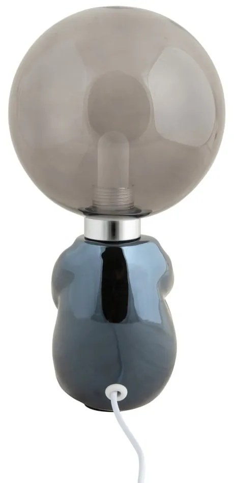 Lampada da tavolo per bambini grigia Joey – Leitmotiv