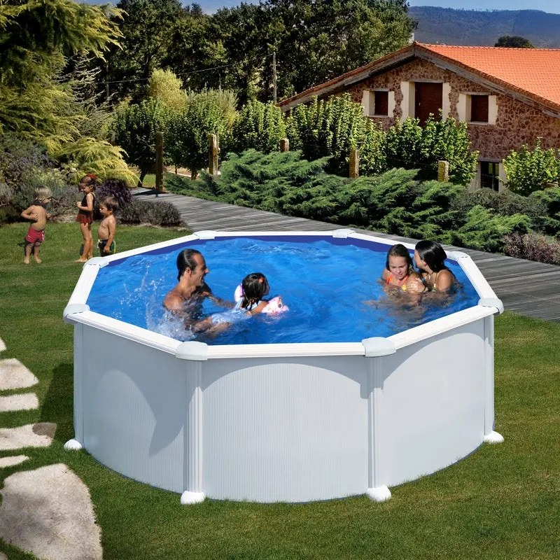 Piscina fuori terra rigida GRE KITPR358 Ø 3.5 m  H 1.32 m