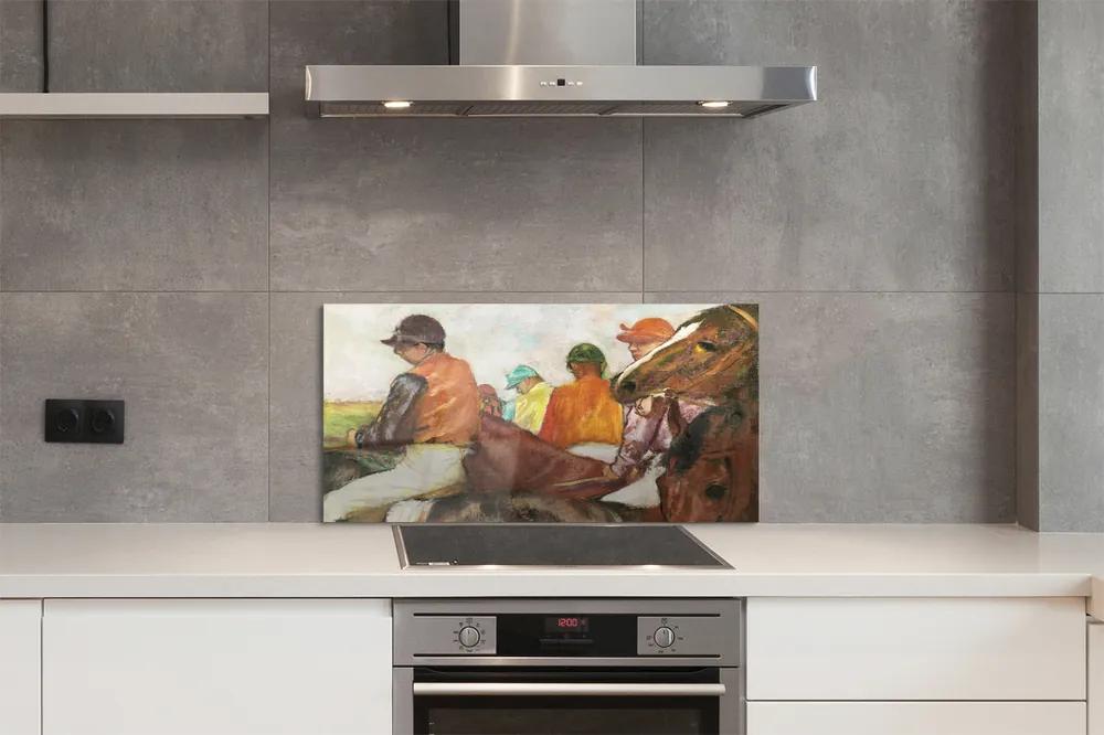 Pannello paraschizzi cucina Fantini di Edgar Degas 100x50 cm