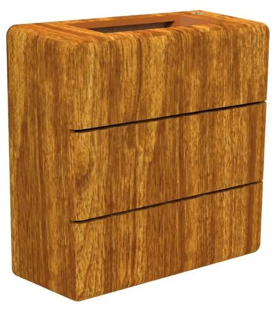 Immax 08523L - Applique da esterno LED LUXLINE 6W/230V 3000K IP54 noce