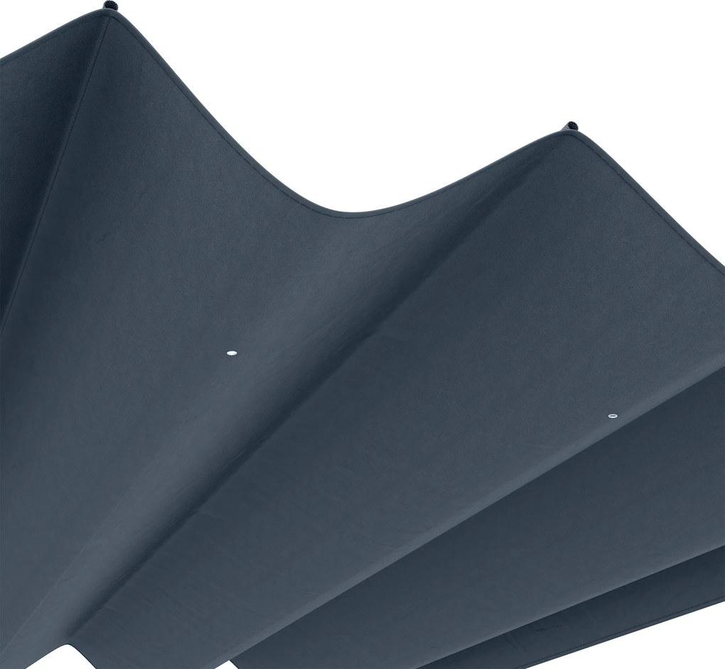 Telo di Ricambio per Pergola da Giardino 286x245 cm in Poliestere Grigio Scuro...