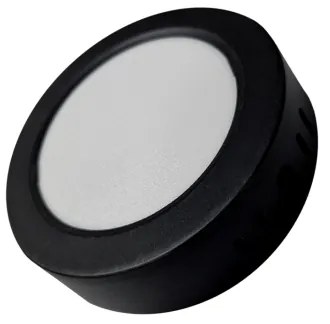 Plafoniera LED ROUND LED/6W/230V 4000K diametro 12,1 cm nero