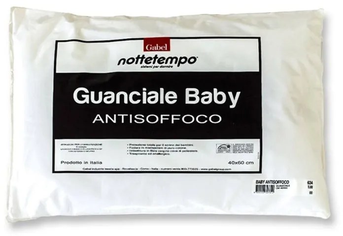 Guanciale Baby Gabel Antisoffoco 40x60 cm