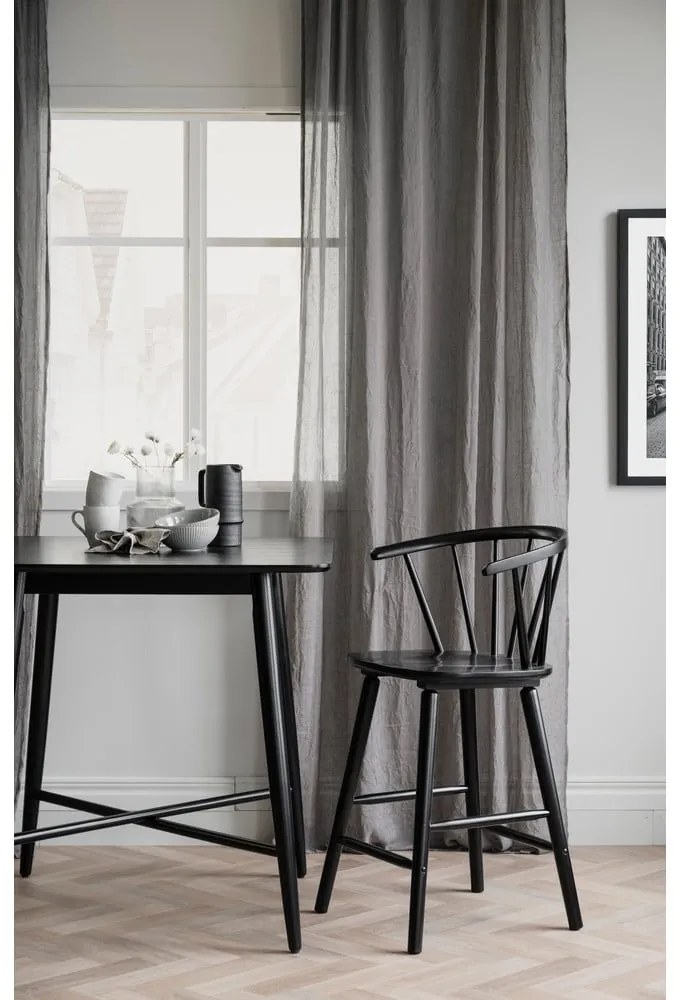 Tavolo da bar nero Lotta - Rowico