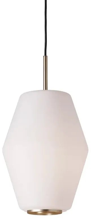 Dahl Lampada a Sospensione Opale Vetro Bianco/Ottone - Northern