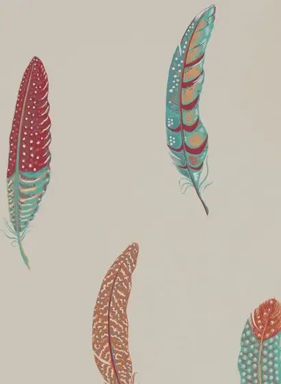 Sanderson Carta da parati Lismore - Russet