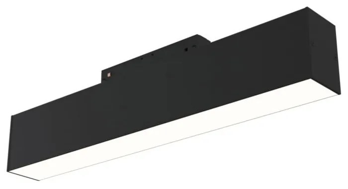 Lampada Per Binario Moderno Alluminio Nero Luce Naturale 12W