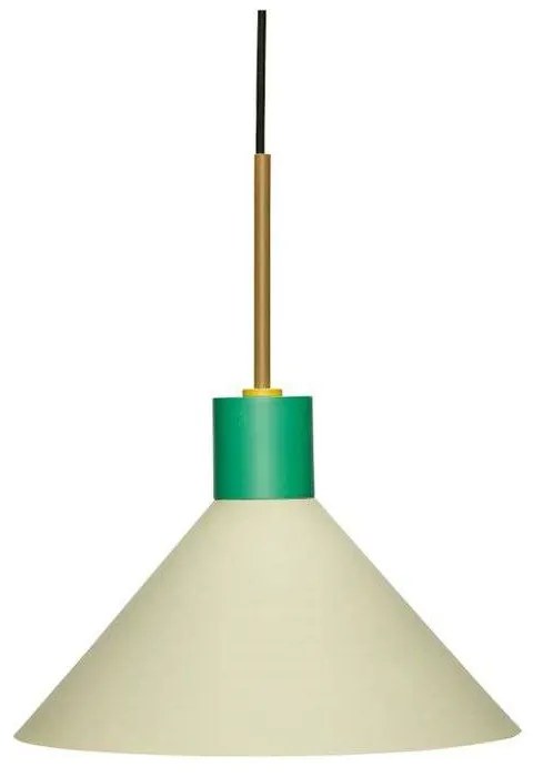 Hübsch - Crayon Lampada a Sospensione Ø35 Marrone/Verde/Arancione Hübsch