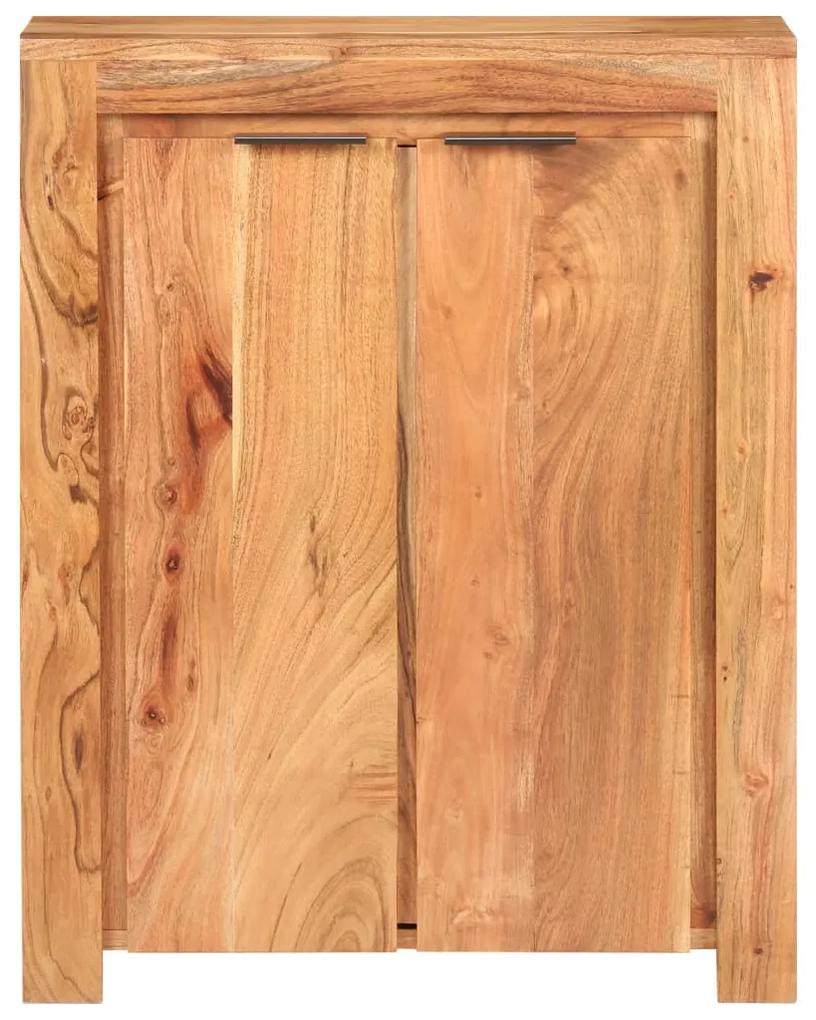 Credenza 59x33x75 cm in legno massello di acacia