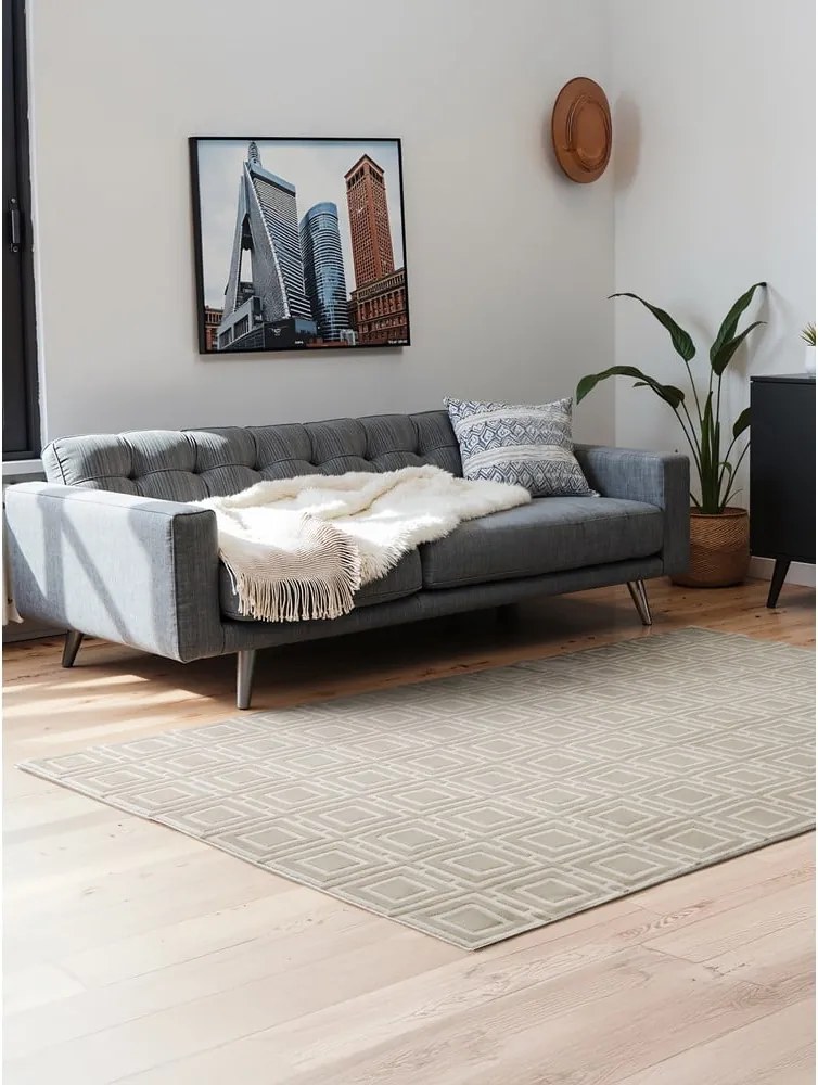 Tappeto color crema 120x170 cm Perles Howlite – Elle Decoration