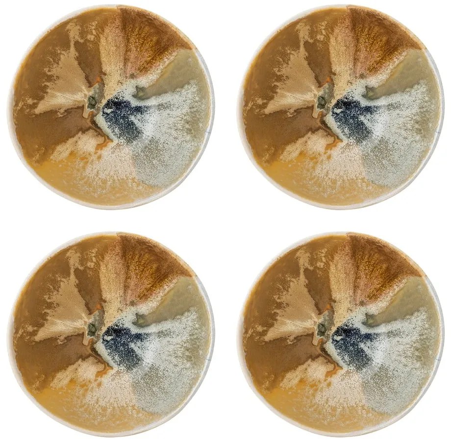 Ciotoline in set color crema in gres 4 pz 525 ml Lacey – Bloomingville