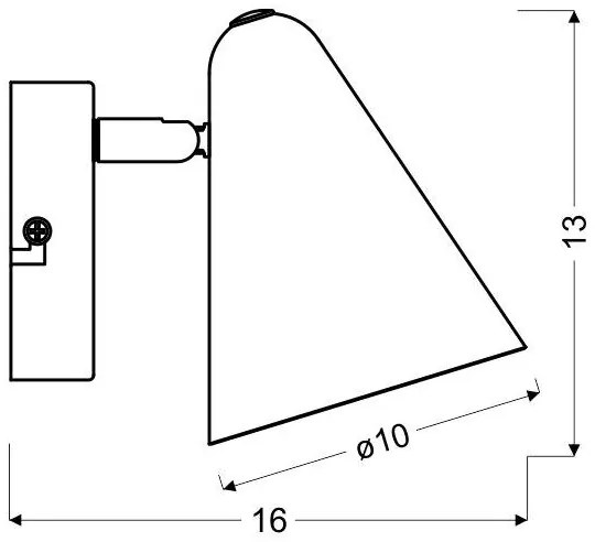 Faretto da parete AMOR 1xE14/40W/230V rosa