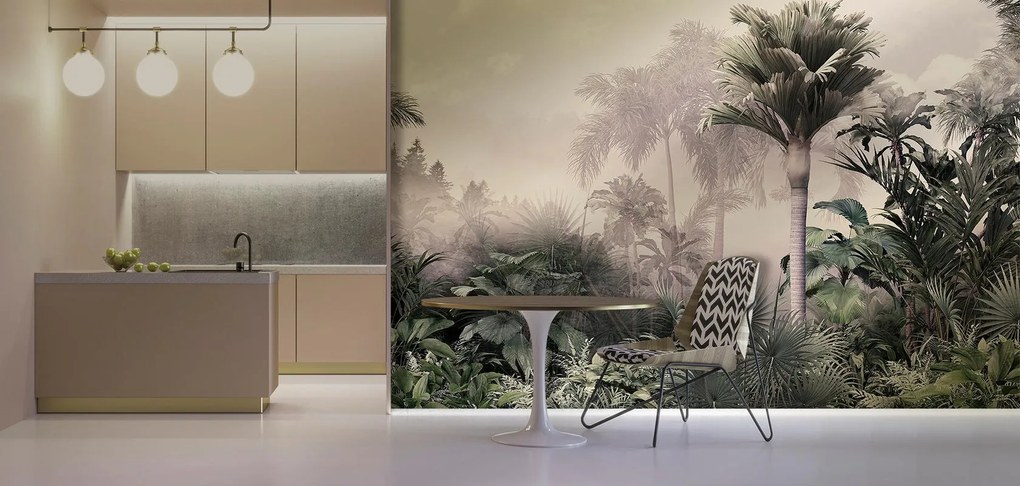 Fotomurale Jungla, verde 400X300 cm