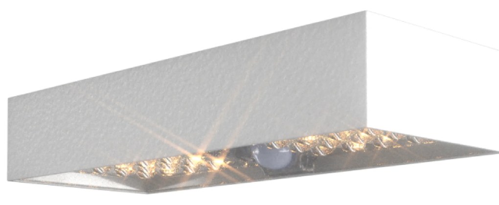 Lampada ad Energia Solare Applique da Parete WALL bianca