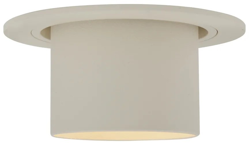 Set di 6 faretti da incasso beige GU10 rotondi da 50mm orientabili e inclinabili - Installa