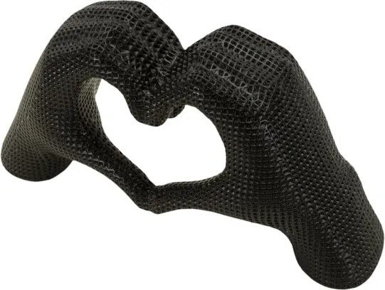 Scultura Lover Black Cm 25X7,5X13,5