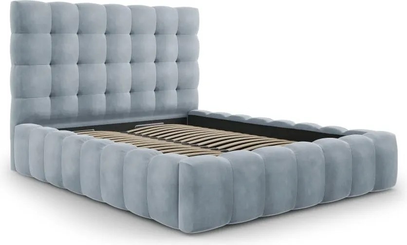 Letto Bali imbottito in velluto - 160×200 cm