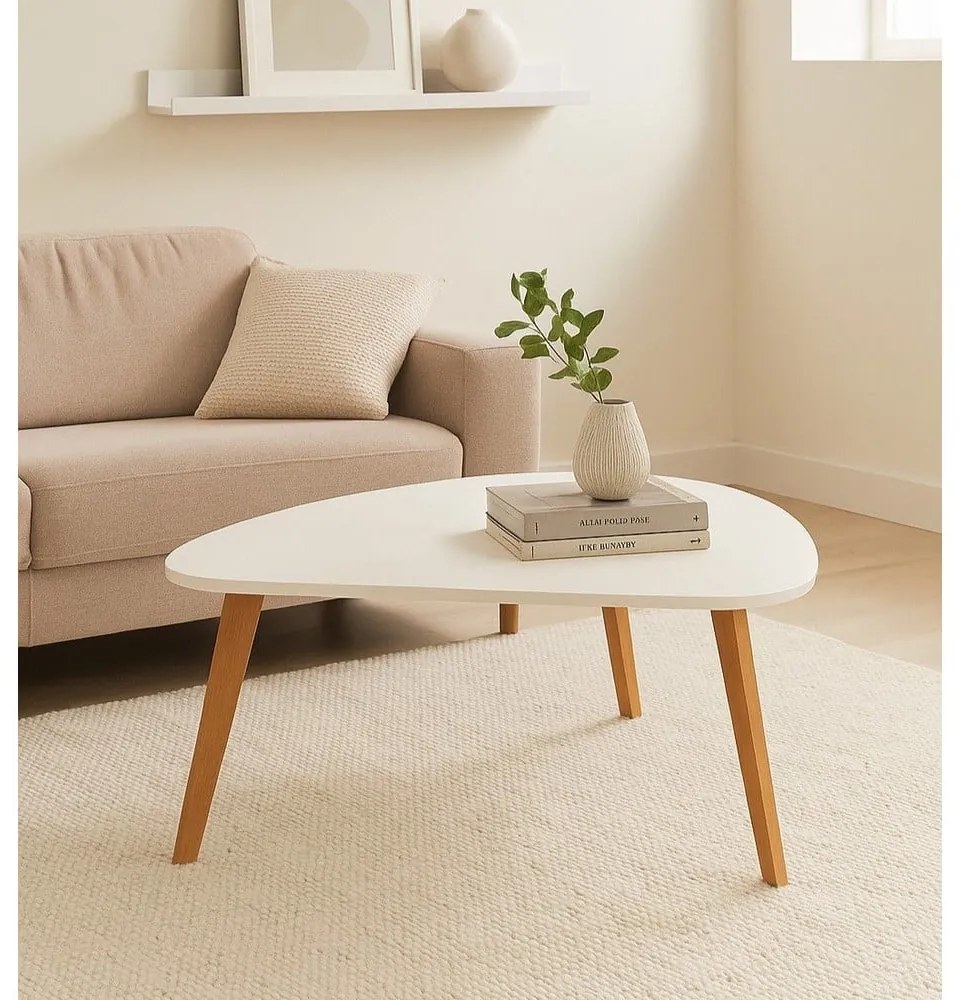 Tavolino bianco, lunghezza 120 cm Skandinavian - Bonami Essentials