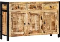 Credenza 120x35x76 cm in Legno Massello di Mango 247445