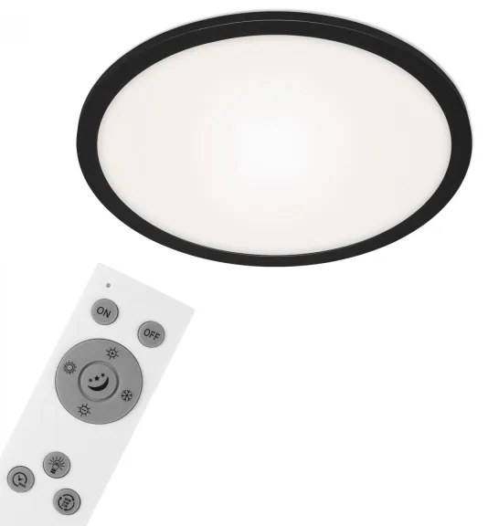 Briloner 7168-015 - Plafoniera LED dimmerabile PIATTO LED/22W/230V nero + +TC