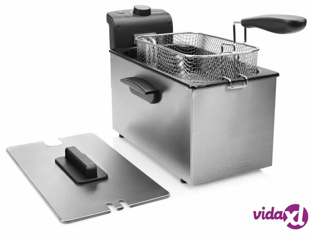 Tristar Friggitrice Profonda 2000 W 3 L in Acciaio Inox Argento