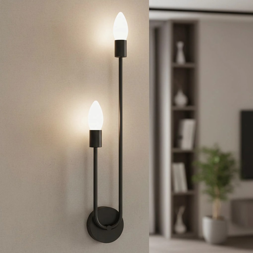 Lampada da parete APP1147-2W black