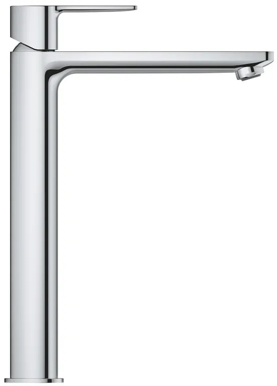 Rubinetto per lavabo getto laminare cristallino Lineare cromato lucido GROHE H 31.3 cm