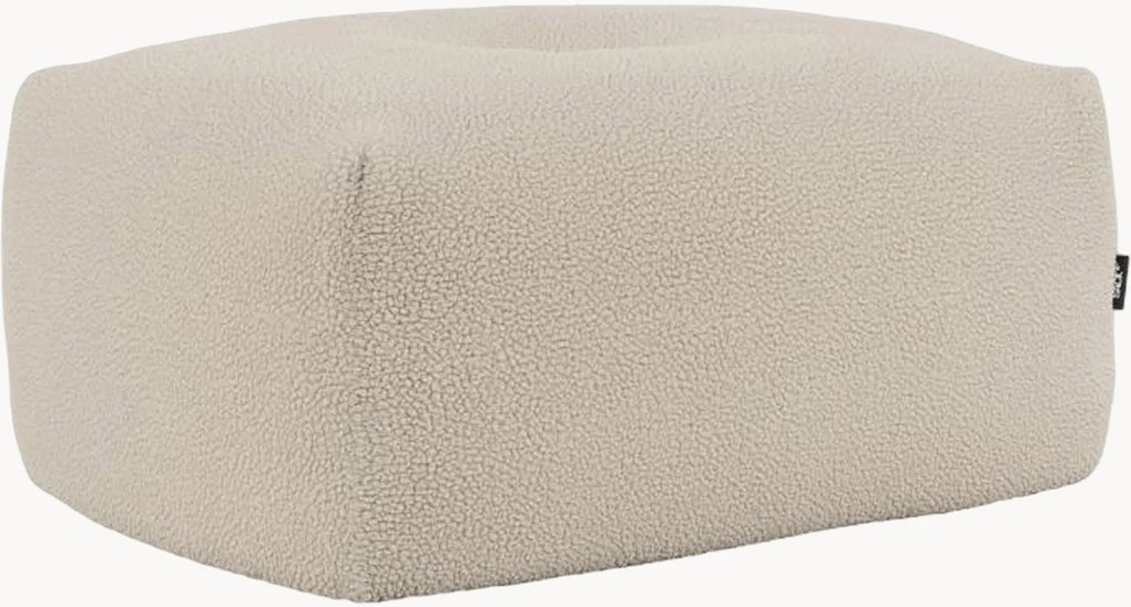 Pouf in teddy-bouclé Soft