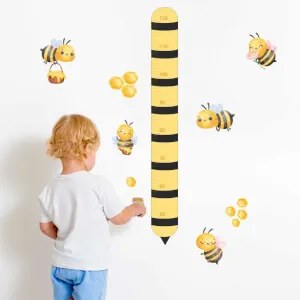Metro da parete per bambini Api e api | Inspio