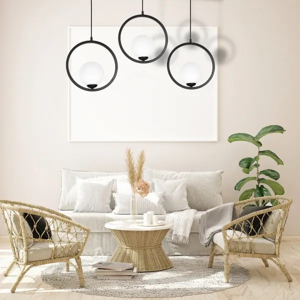 Lampadario a sospensione con filo BOSTON 3xE14/40W/230V