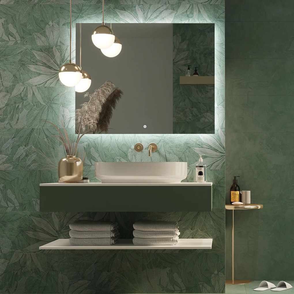 Specchio con illuminazione LED M24