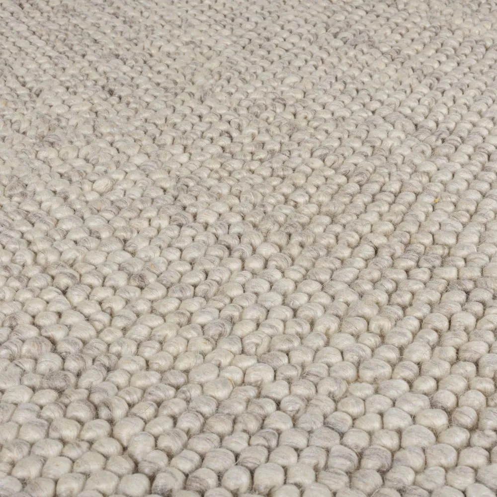 Tappeto in lana grigio chiaro 160x230 cm Minerals - Flair Rugs