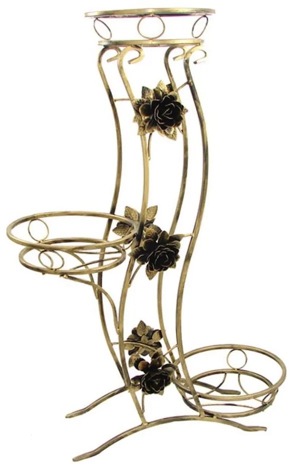 Portafiori 100x70 cm oro