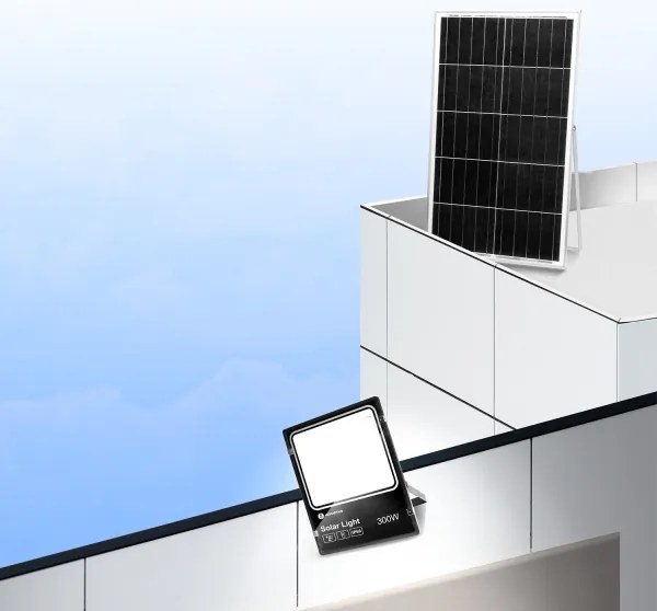 Aigostar - LED Faro solare dimmerabile LED/300W/3,2V IP66 + +TC