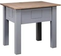 Comodino Grigio 50,5x50,5x52,5 cm in Legno di Pino Panama Range 282674